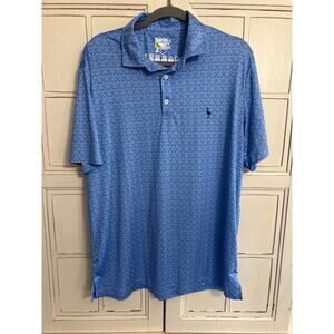 Tailor Byrd size XL golf polo shirt golf clubs and golf balls